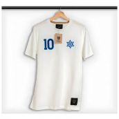 Israel Magen David 10 Retro Football Tee (White)