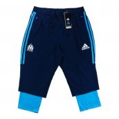 2017-18 Olympique Marseille Adidas Three Quater Training Pants (Navy)
