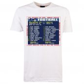 1968 European Cup Final (Man Utd) Retrotext T-Shirt - White