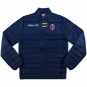 2017-2018 Bologna Macron Padded Jacket (Navy)