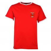 Doncaster Rovers 12th Man T-Shirt - Red/White Ringer