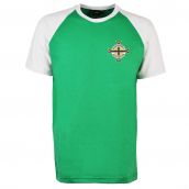 Northern Ireland Raglan Sleeve Green/White T-Shirt