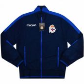 2018-2019 Deportivo Macron Anthem Jacket (Navy)