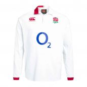 2019-2020 England Canterbury Home Classic LS Rugby Shirt