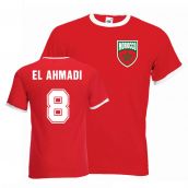 Karim El Ahmadi Morocco Ringer Tee (red)