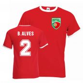 Bruno Alves Portugal Ringer Tee (red)