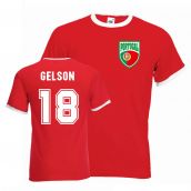 Gelson Martins Portugal Ringer Tee (red)