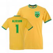 Alisson Brazil Ringer Tee (yellow)
