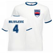 Luka Milivojevic Serbia Ringer Tee (white-blue)