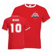 Sadio Mane Liverpool Ringer Tee (red)