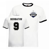 Dimitar Berbatov Tottenham Ringer Tee (white-black)