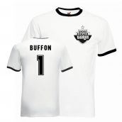 Gianluigi Buffon Juventus Ringer Tee (white-black)