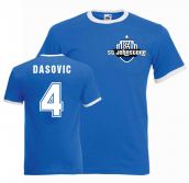 Nick Dasovic St Johnstone Ringer Tee (blue)