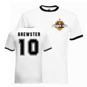 Craig Brewster Dundee United Ringer Tee (white-black)