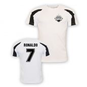 Cristiano Ronaldo Real Madrid Sports Training Jersey (white) - Kids