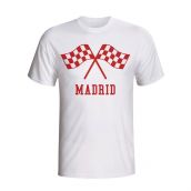 Atletico Madrid Waving Flags T-shirt (white) - Kids