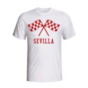 Sevilla Waving Flags T-shirt (white)
