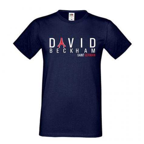 David Beckham PSG Eiffel Tower T-shirt (navy)