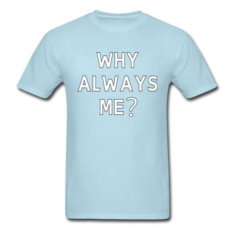 Mario Balotelli Why Always Me T-Shirt (Blue)