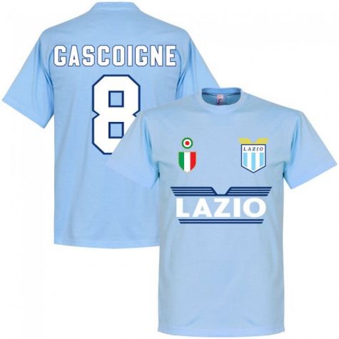 Lazio Gascoigne 8 Team T-Shirt - Sky