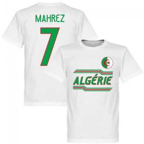 Algeria Mahrez 7 Team T-Shirt - White