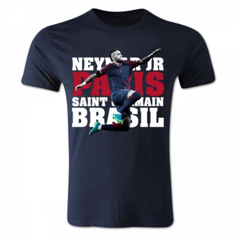 Neymar Jr PSG T-Shirt (Navy) - Kids