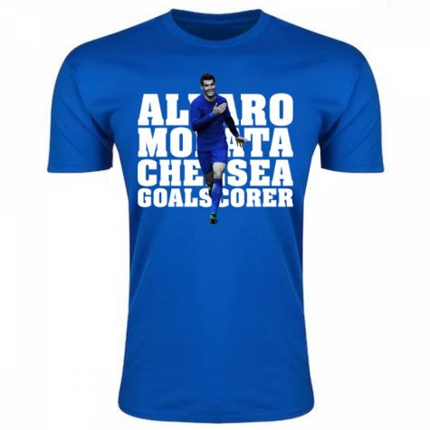 Alvaro Morata Chelsea Player T-Shirt (Blue) - Kids