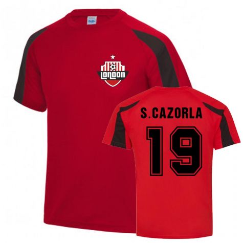 Santi Cazorla Arsenal Sports Training Jersey (Red)