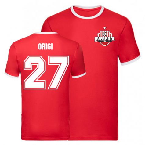 Divock Origi Liverpool Ringer Tee (Red)