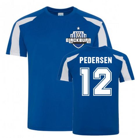 Morten Gamst Pedersen Blackburn Rovers Sports Training Jersey (Blue)