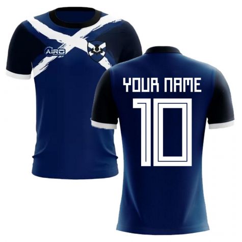 2025-2026 Scotland Flag Concept Football Shirt (Your Name)