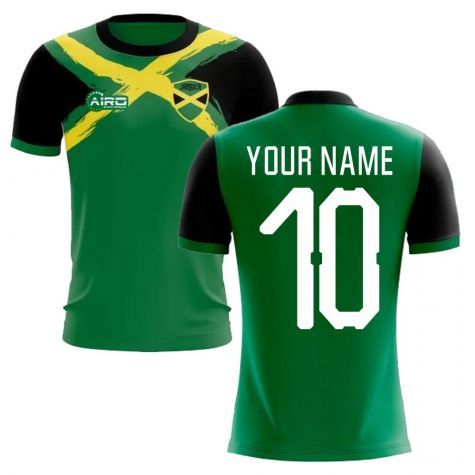 2025-2026 Jamaica Flag Concept Football Shirt (Your Name)