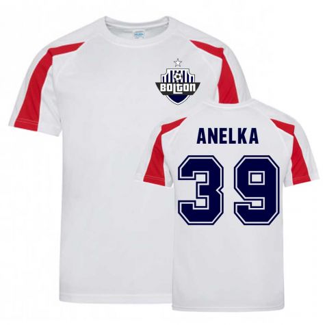 Nicholas Anelka Bolton Sports Training Jersey (White)