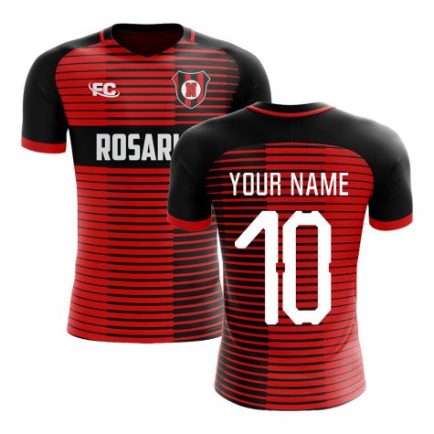 2018-2019 Newells Old Boys Fans Culture Home Concept Shirt (Your Name) - Adult Long Sleeve