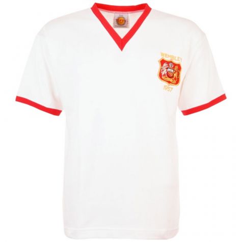 Manchester United 1957 FA Cup Final Retro Football Shirt