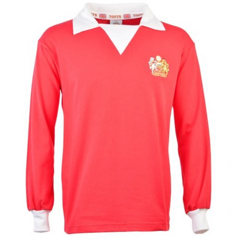 Manchester United 1970s Long Sleeve Retro Football Shirt