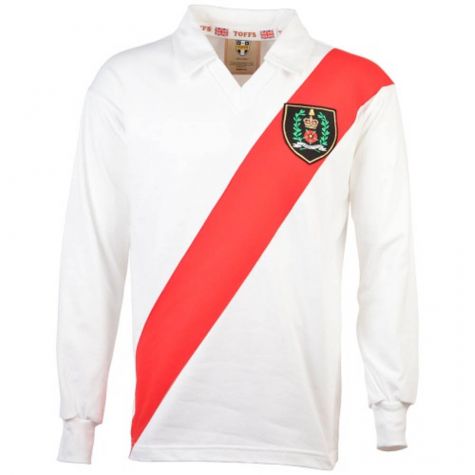 Southampton 1940s Retro Football T Shirt Embroidered Crest S-XXL 
