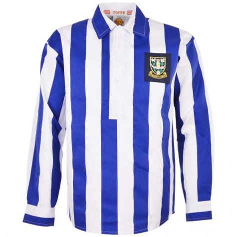 Sheffield Wednesday 1940-1950 Retro Football Shirt