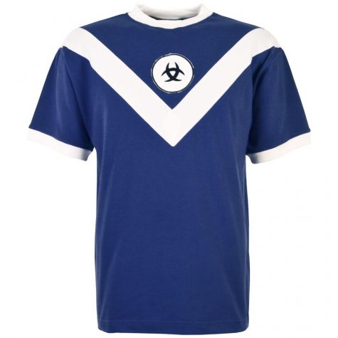 Bordeaux 1960s Retro Football Shirt