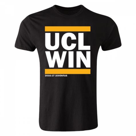 Juventus UCL Winners T-shirt (Black)