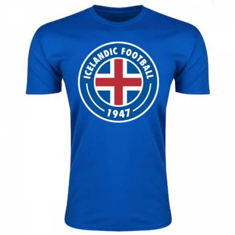 Iceland Core Logo T-Shirt (Blue) - Kids