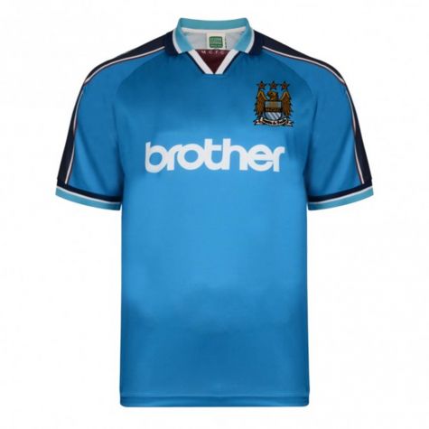 Score Draw Manchester City 1998 Home Shirt