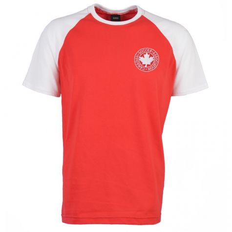 Canada 2018 Raglan Retro Football Shirt