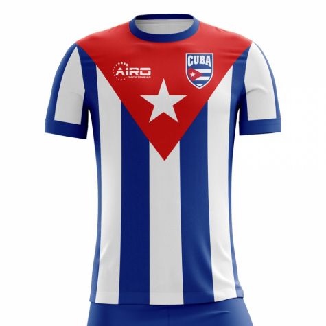 Cuba 2018-2019 Home Concept Shirt - Kids (Long Sleeve)