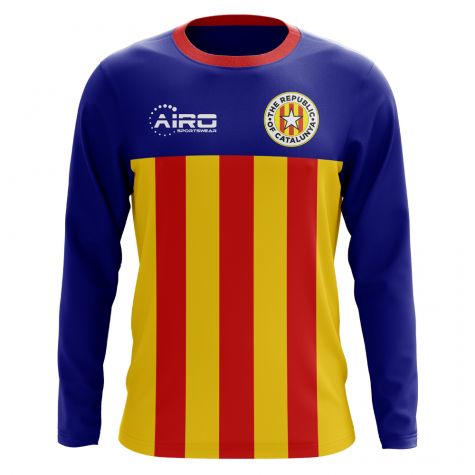 Catalunya 2018-2019 Long Sleeve Home Concept Shirt (Kids)