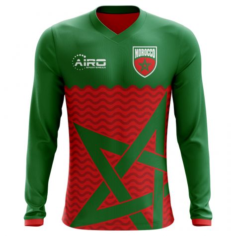 Morocco 2018-2019 Long Sleeve Home Concept Shirt