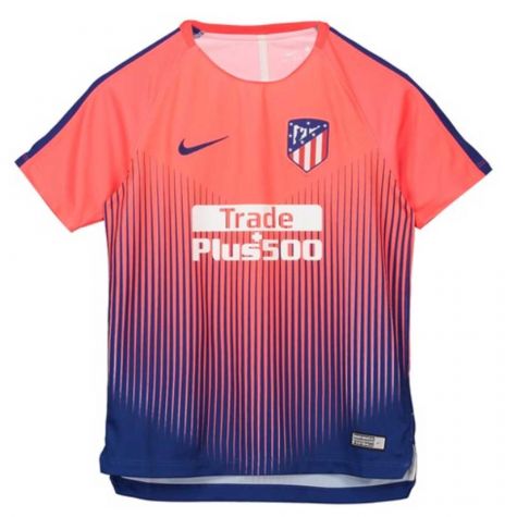 Atletico Madrid 2018-2019 Pre-Match Training Shirt (Bright Crimson) - Kids