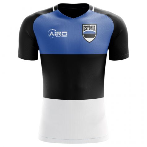 Estonia 2018-2019 Home Concept Shirt - Kids (Long Sleeve)