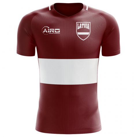 2025-2026 Latvia Home Concept Football Shirt - Adult Long Sleeve
