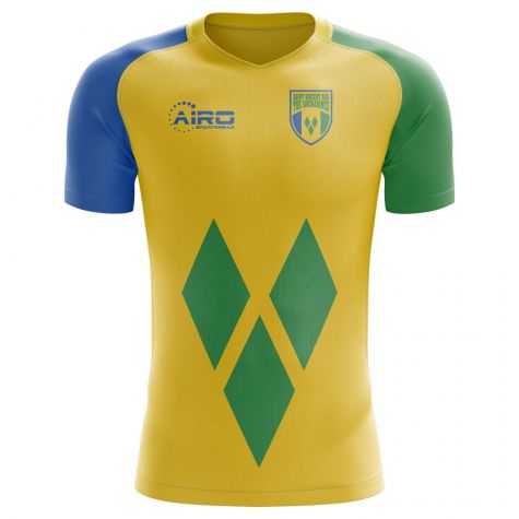 St Vincent and Grenadines 2018-2019 Home Concept Shirt - Kids (Long Sleeve)